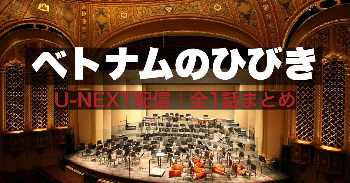 ドラマ『ベトナムのひびき』のアイキャッチ画像｜U-NEXT・Prime Videoで配信、全1話の情報まとめ